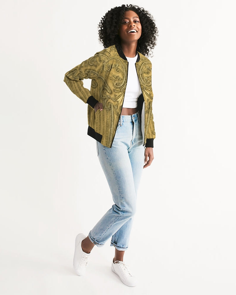 A.U On Bomber Women's All-Over Print Bomber Jacket