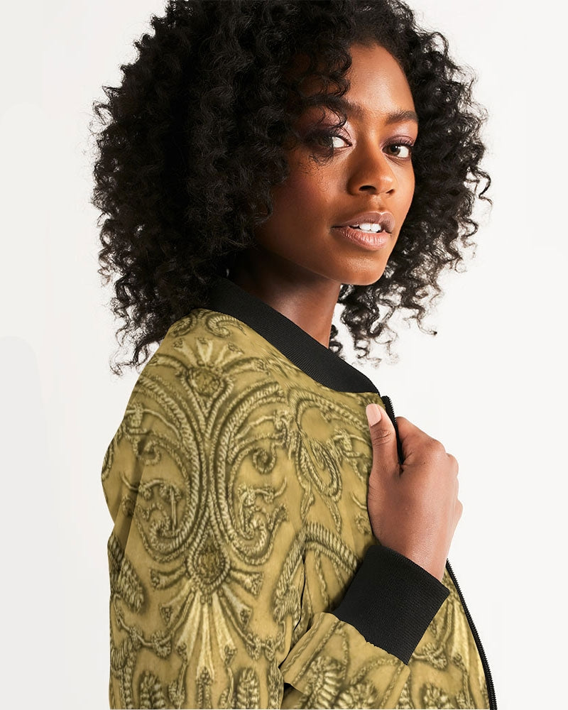 A.U On Bomber Women's All-Over Print Bomber Jacket