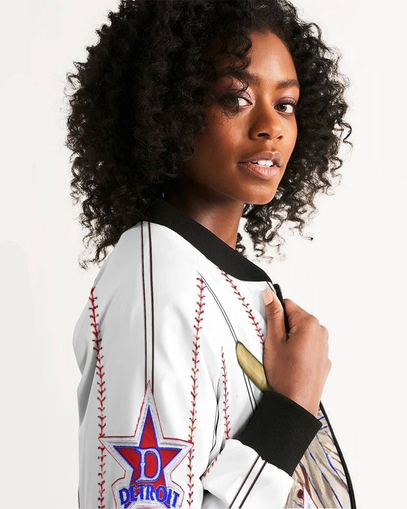 Turkey and Stars Women's Bomber Jacket