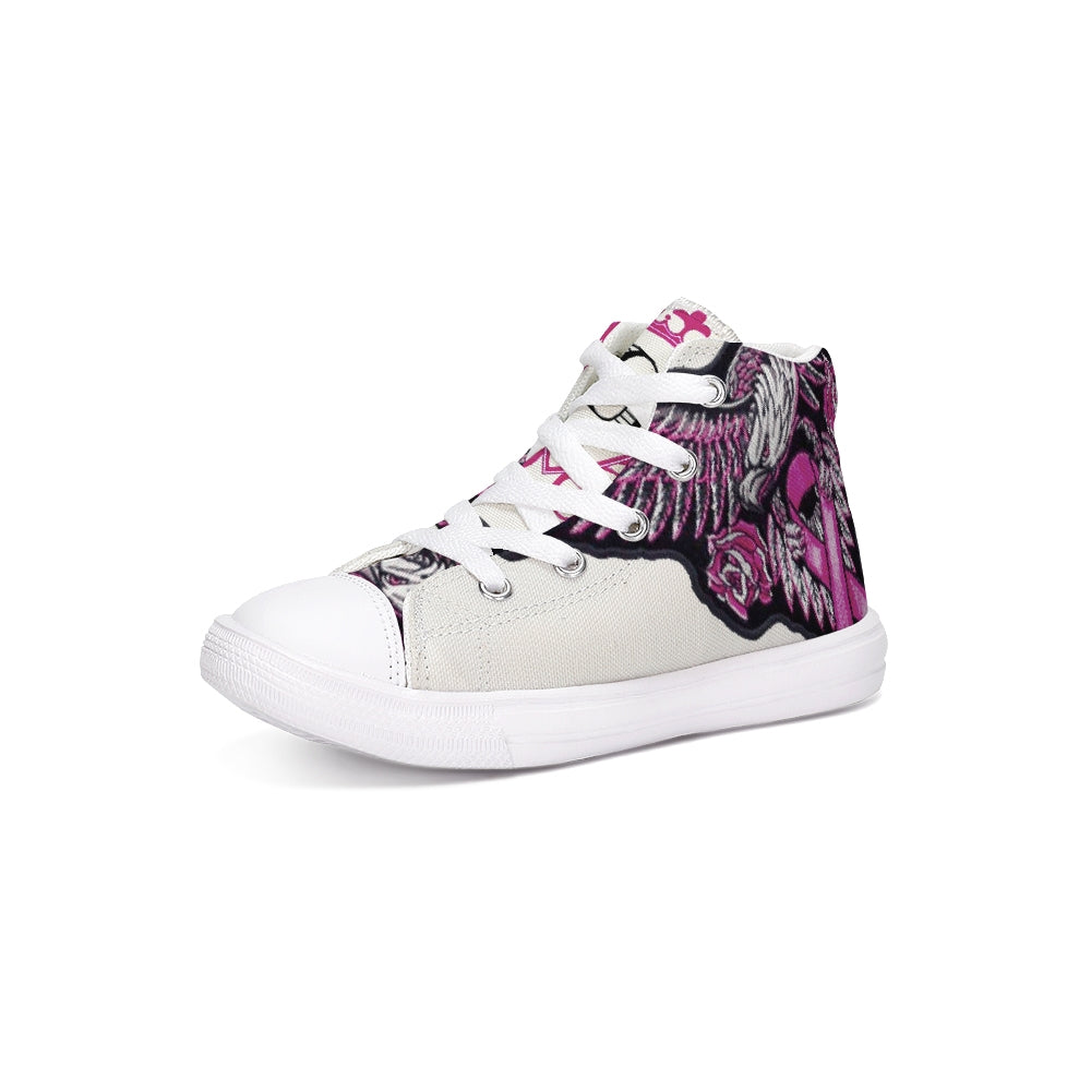 Fight For The Cure Kids Hightop Canvas Shoe