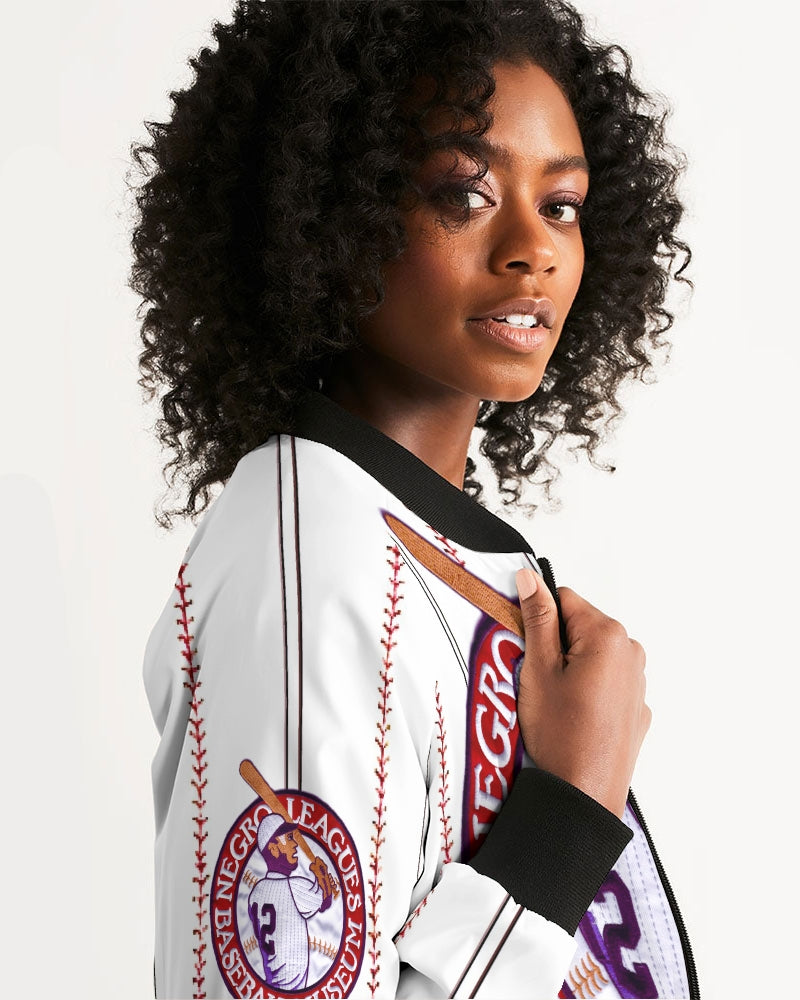 Baseball Stripes Women's Bomber Jacket