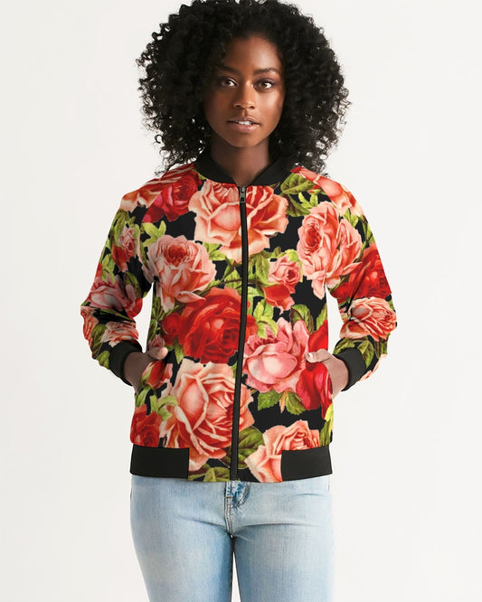 Rose Garden Women's Bomber Jacket