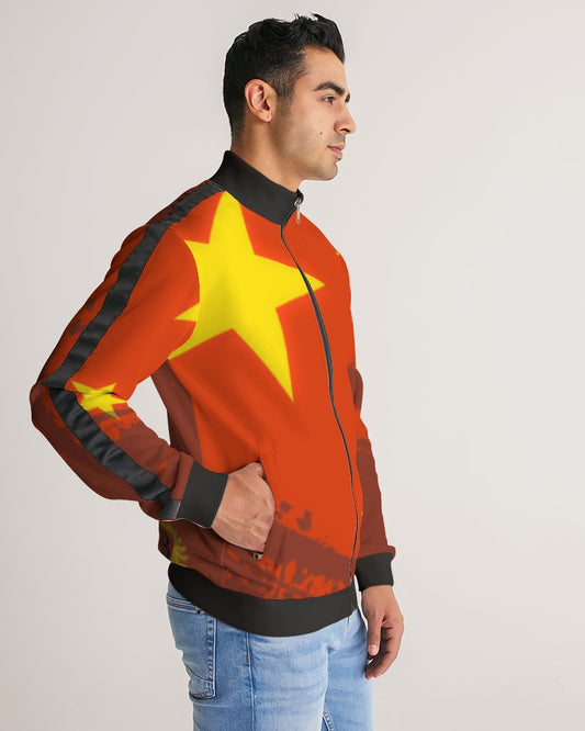 Billionaire Boyscouts China Men's Stripe-Sleeve Track Jacket