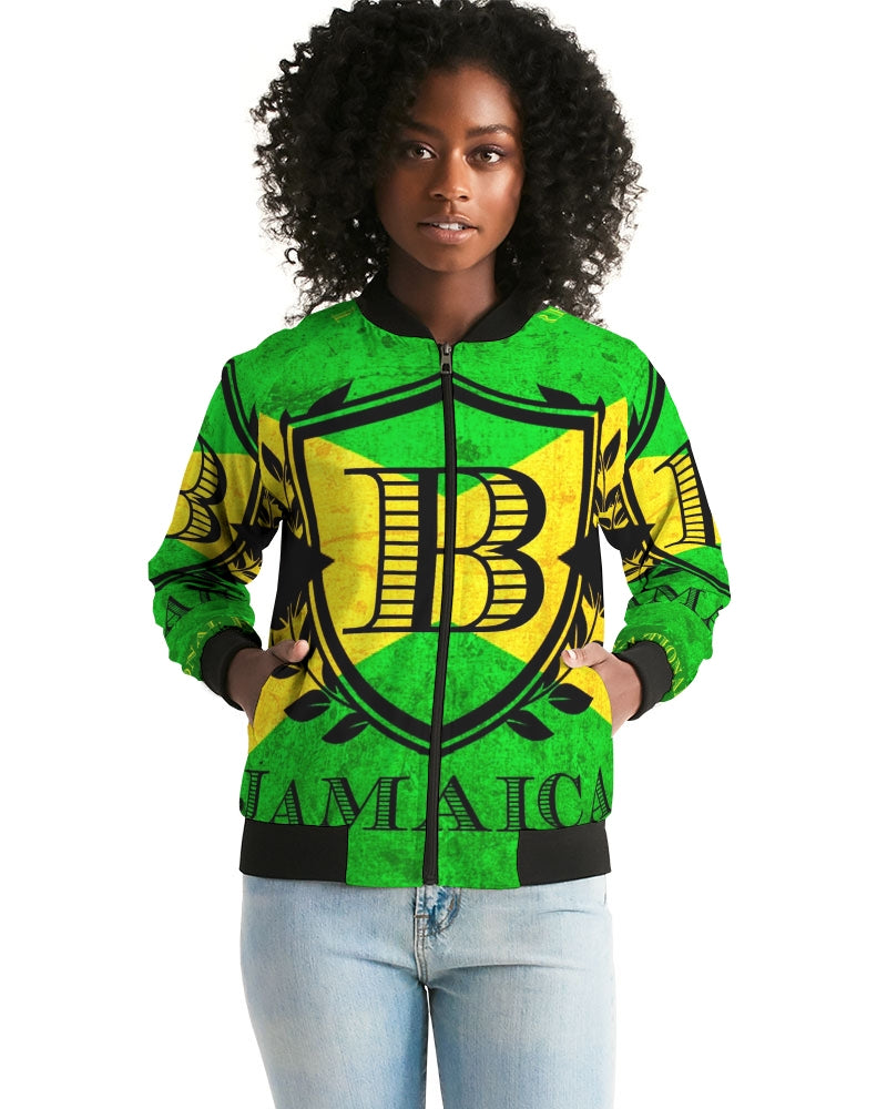 Billionaire Boyscouts Jamaica Women's Bomber Jacket