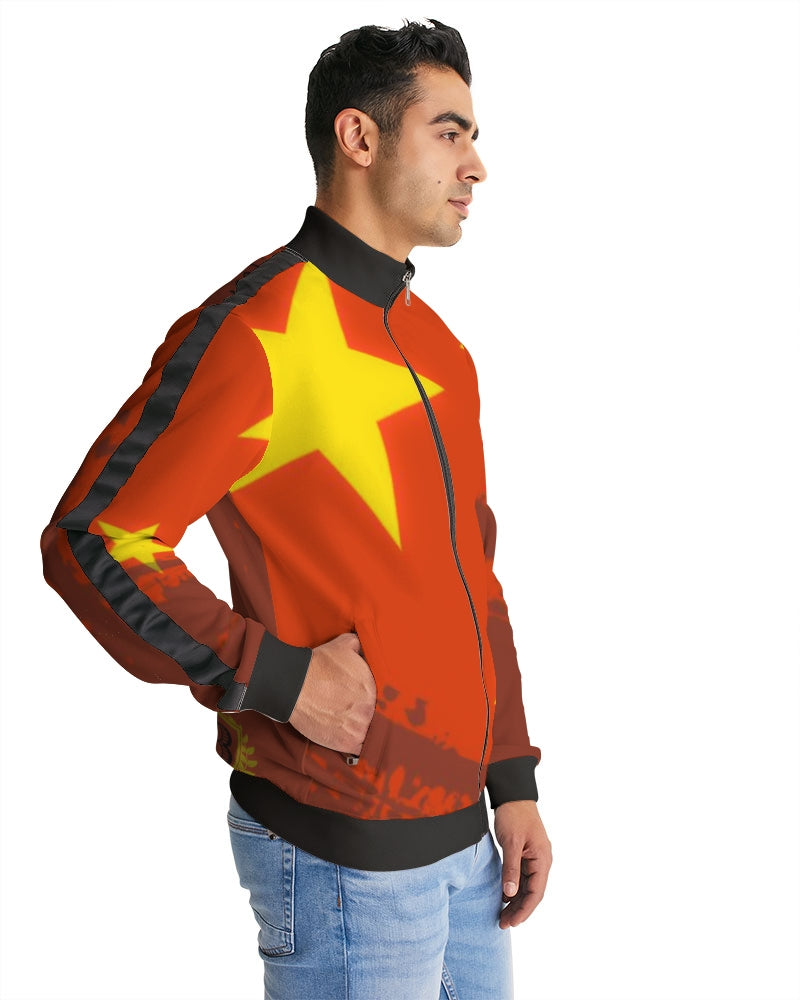 Billionaire Boyscouts China Men's Stripe-Sleeve Track Jacket