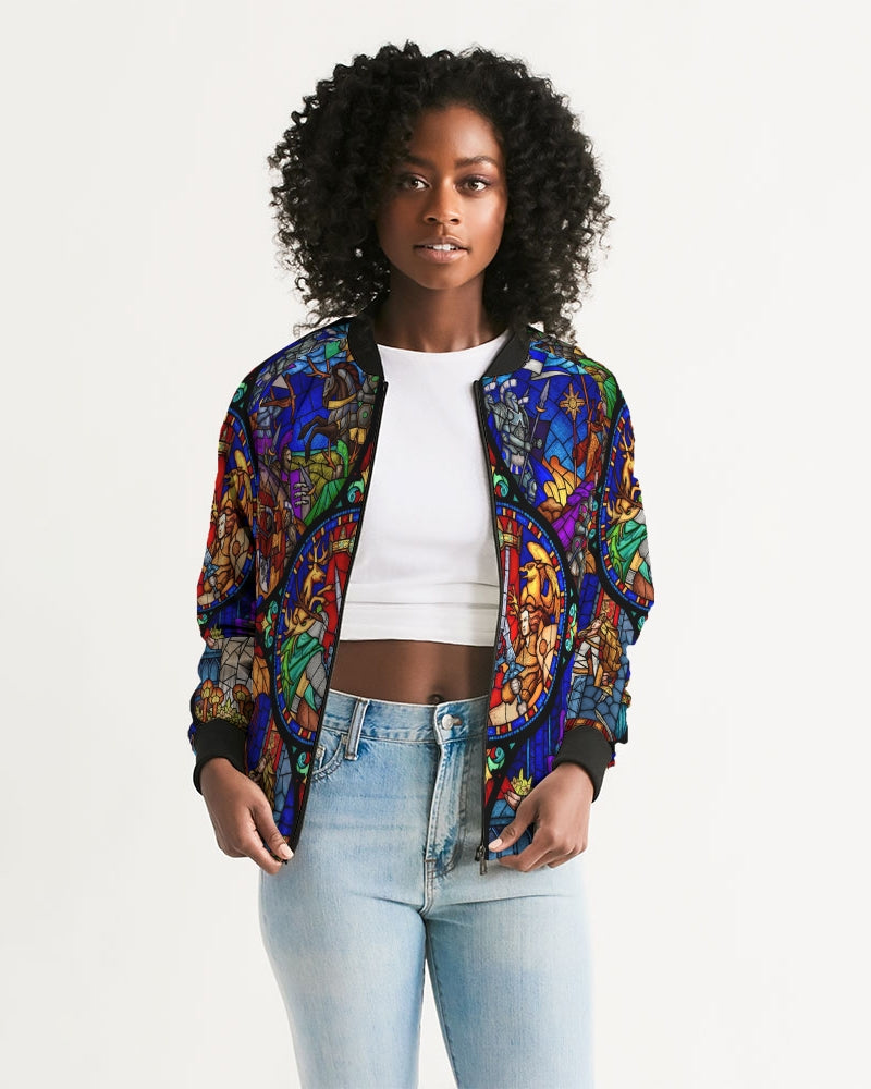 Stained Glass Women's Bomber Jacket