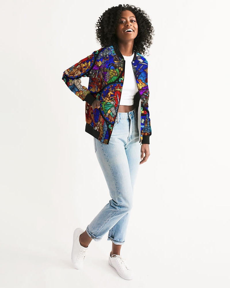 Stained Glass Women's Bomber Jacket