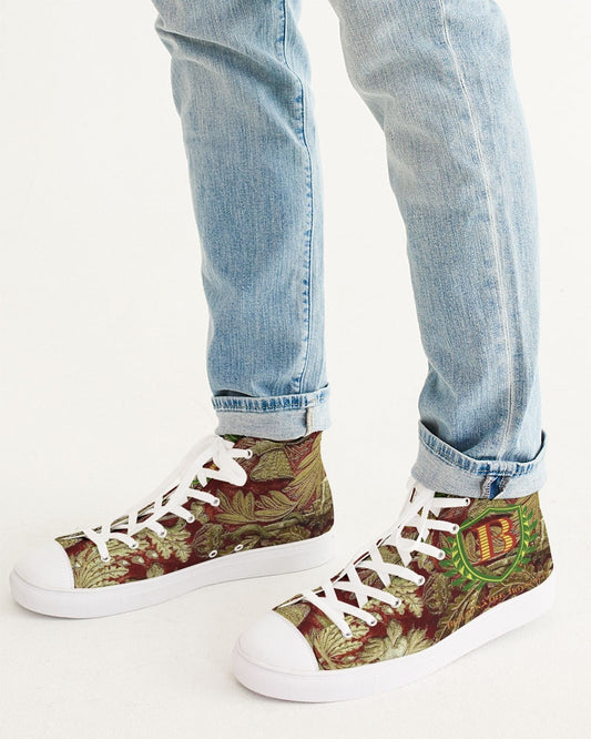 Red Velvet Men's Hightop Canvas Shoe