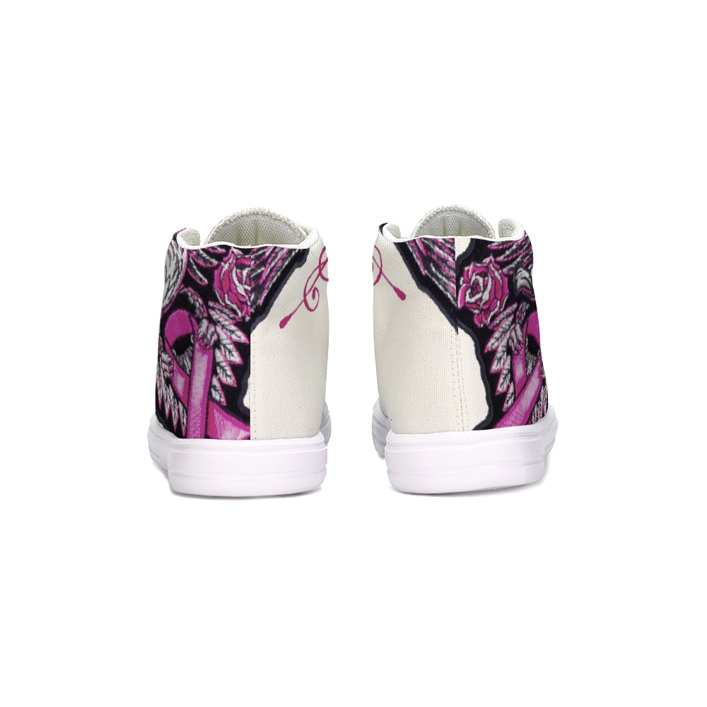 Fight For The Cure Kids Hightop Canvas Shoe