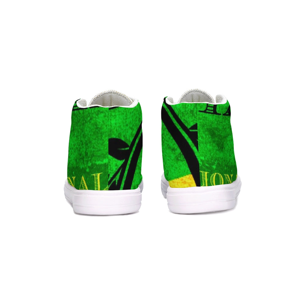 Billionaire Boyscouts Jamaica Kids Hightop Canvas Shoe