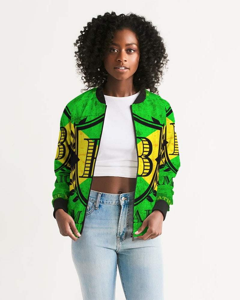 Billionaire Boyscouts Jamaica Women's Bomber Jacket