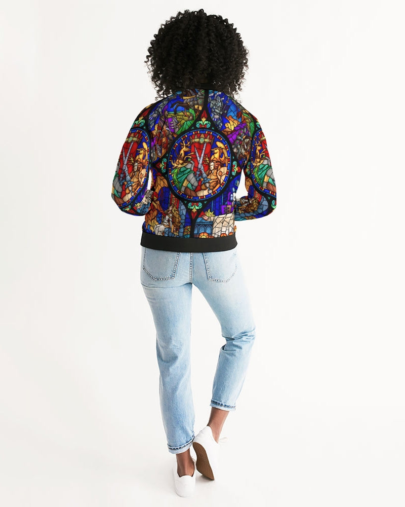 Stained Glass Women's Bomber Jacket