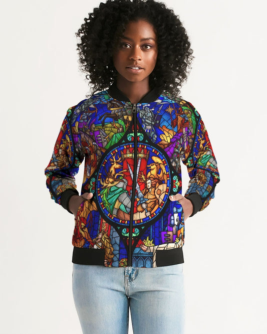 Stained Glass Women's Bomber Jacket