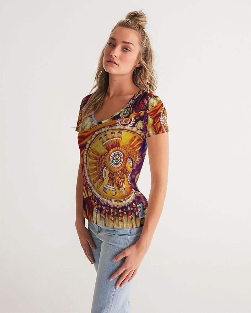 Aztecs Women's V-Neck Tee