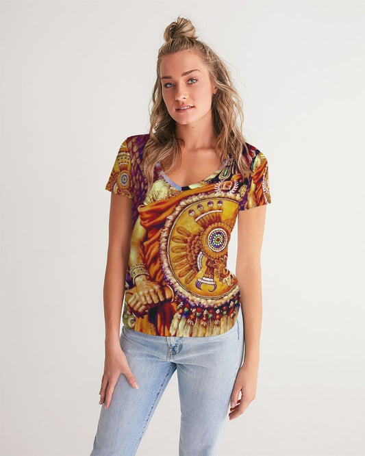 Aztecs Women's V-Neck Tee