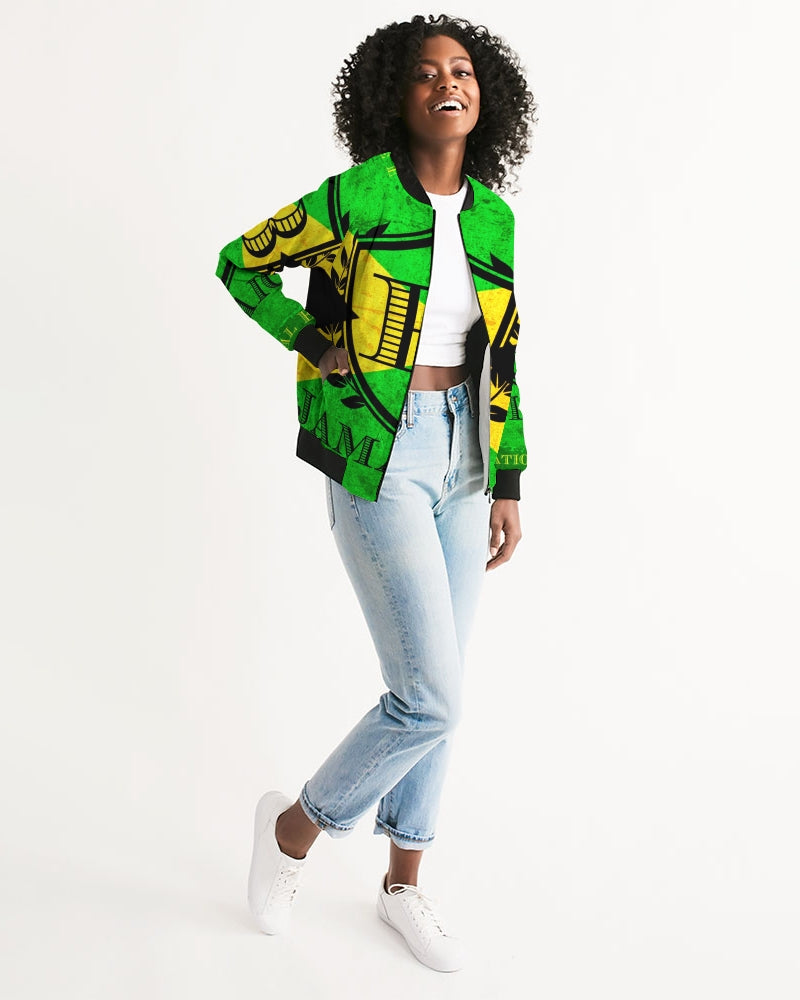 Billionaire Boyscouts Jamaica Women's Bomber Jacket