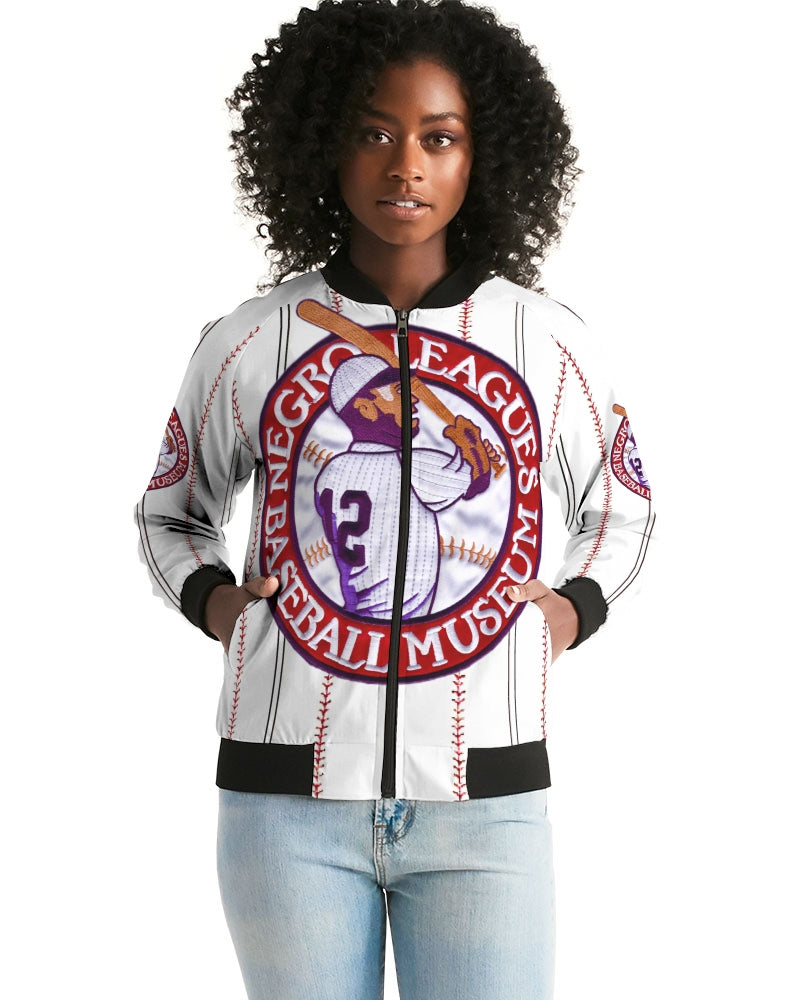 Baseball Stripes Women's Bomber Jacket